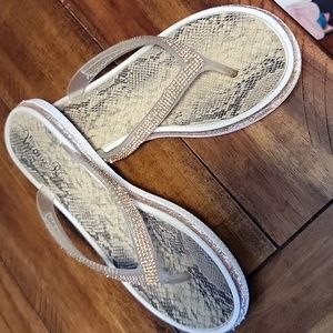 Verano Rio Gold Rhinestone Sandals